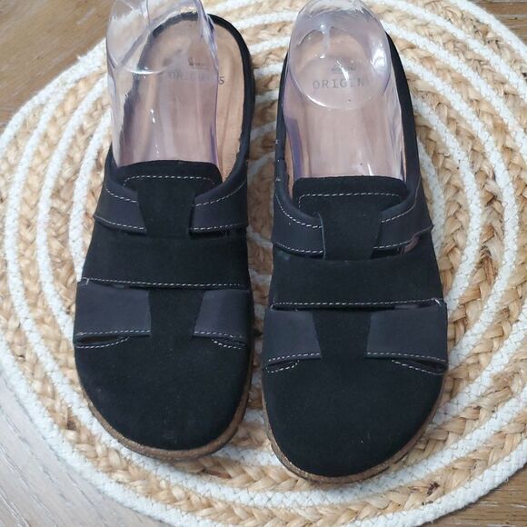 Earth Origins Ellery Slip-On Black slip on mules size 8.5, Nwot - Picture 3 of 8